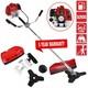 52cc Petrol Grass Trimmer Strimmer Brush Cutter Garden Tool 5 Year Warranty