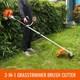 52cc Petrol Grass Trimmer Two-stroke Brushcutter Hedge Row Strimmer Multi Tool
