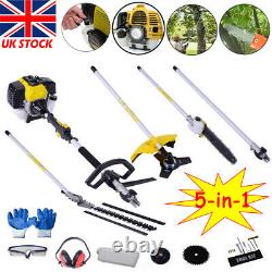 52cc Petrol Multi Function 5 in 1 Garden Tool Brush Cutter, Grass Trimmer, Cha