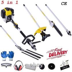 52cc Petrol Multi Function 5 in 1 Garden Tool Brush Cutter, Grass Trimmer, Cha