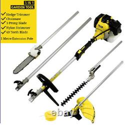 52cc Petrol Multi Function 5 in 1 Garden Tool Brush Cutter, Grass Trimmer NEW
