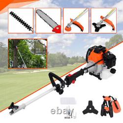 52cc Petrol Multi Function Garden Tool Brush Cutter Grass Line Trimmer Chainsaw