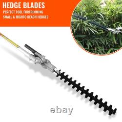 52cc Petrol Strimmer 2-Stroke 5-IN-1 Brush Cutter Petrol Grass Strimmer Backpack