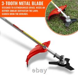 52cc Petrol Strimmer 2-Stroke 5-IN-1 Brush Cutter Petrol Grass Strimmer Backpack