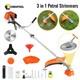 52cc Petrol Strimmer 2 Stroke Brush Cutter Hedge Trimmer Multi Tools Pull-start