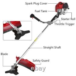 52cc Petrol Strimmer 2 Stroke Garden Grass Trimmer Brush Cutter Multi Tool Kit