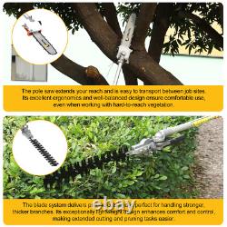 52cc Petrol Strimmer Brush Cutter 5 in 1 Garden Grass Line Trimmer 2-Stroke Tool