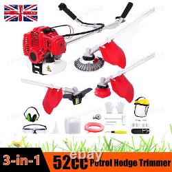 52cc Petrol Strimmer Brush Cutter Garden Grass Trimmer 3 IN 1Grass Line Trimmer