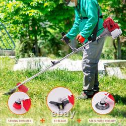 52cc Petrol Strimmer Brush Cutter Garden Grass Trimmer 3 IN 1Grass Line Trimmer