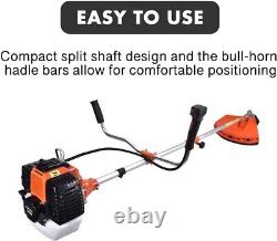 52cc Petrol Strimmer Brush Cutter Garden Grass Trimmer with 2 Stroke Engine