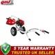 52cc Petrol Wheeled Brush Cutter 2.2kw 7500rpm 2 In 1 Trimmer Professional Grass