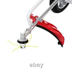52cc Petrol Wheeled Brush Cutter Split Shaft 2.2KW Professional 7500rpm Trimmer