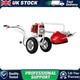52cc Petrol Wheeled Brush Cutter Trolley&grass Trimmer 2-stroke 2.2kw Split New