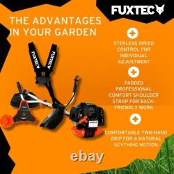 52cc Powerful 2-in-1 Petrol Strimmer & Brush Cutter for Effortless Gardening