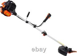 52cc Powerful 2-in-1 Petrol Strimmer & Brush Cutter for Effortless Gardening