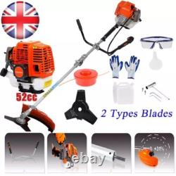 52cc Weed Wacker Gas Powered, 2 in 1 String Trimmer/Edger Brush Cutter 2-Stroke