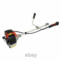 52ccm petrol brushcutter 2in1 gardening tool brush cutter set hedge trimmer