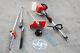 5 In 1 52cc Gas Pole Saw Multi Yard Chainsaw Hedge Trimmer Line Brush Cutter