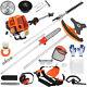 5-in-1 52cc Petrol Weed Trimmer, Cordless Hedge Trimmer, 2-stroke Brush Cutter