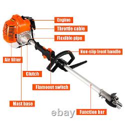 5-In-1 Multi Function 52CC Petrol Strimmer Brush Cutter Chainsaw Garden Tool