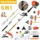 5 In1 Petrol Brush Cutter Strimmer Grass Trimmer Garden Tool 52cc 2 Stroke Kit
