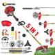 5-in-1grass Trimmer Heavy Duty Weed Eater Hedge Trimmer Brush Cutter Garden Tool