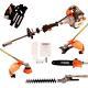 5 In 1 Garden Multitool 52ccpetrol Hedgetrimmer Chainsaw Strimmerbrushcutterdemo