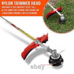 5 in 1 Garden Multi Tool 52cc Petrol Hedge Trimmer Chainsaw Strimmer 2-Stroke UK