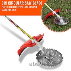 5 in 1 Garden Multi Tool 52cc Petrol Hedge Trimmer Chainsaw Strimmer 2-Stroke UK