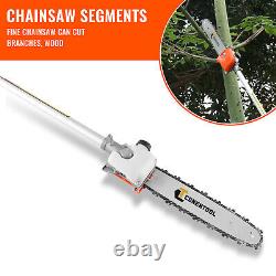 5 in 1 Garden Multi Tool 52cc Petrol Hedge Trimmer Chainsaw Strimmer 2-Stroke UK