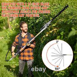 5 in 1 Garden Multi Tool 52cc Petrol Hedge Trimmer Chainsaw Strimmer 2-Stroke UK