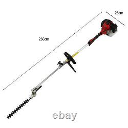 5 in 1 Garden Multi Tool Petrol Hedge Trimmer 52cc Chainsaw Strimmer Brushcutter