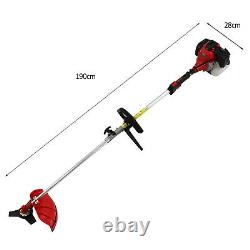 5 in 1 Garden Multi Tool Petrol Hedge Trimmer 52cc Chainsaw Strimmer Brushcutter