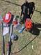 5 In 1 Garden Multitool 52cc Petrol Hedge Trimmer Chainsaw Strimmer Brush Cutter