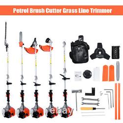 5 in 1 Grass Trimmer Multi Function Garden Tool Brush Cutter Chainsaw 52CC UK