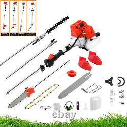 5-in-1 Multi-Functional Trimming Tools Garden Gas Hedge Trimmer 52CC Weed Eater