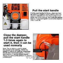 5-in-1 Petrol Garden Multi Tool 52CC Strimmer Brushcutter Hedge Trimmer Chainsaw