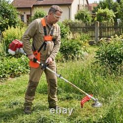 5 in 1 Petrol Garden Tool 52cc Brush Cutter Grass Trimmer Steel Wire Brush Wheel