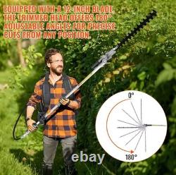 5 in 1 Petrol Strimmer Garden Multi Tool 52cc Hedge Trimmer Chainsaw Brushcutter