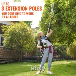 5in1 Petrol Strimmer 52cc Brush Cutter Garden Chain Grass Line Trimmer 2-Stroke