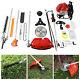 5in1 Petrol Strimmer 52cc Brush Cutter Garden Grass Line Trimmer Set 2-stroke Uk