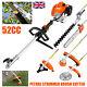 5in 1 52cc Petrol Strimmer Trimmer Multi Function Garden Tool Brush Cutter Grass