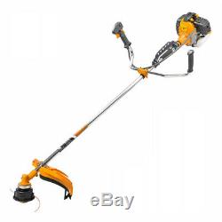 6HP Petrol Brushcutter / Strimmer / Metal Blade / Garden / Lawn + Accessories