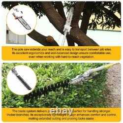 6 in 1 Petrol Brush Cutter Strimmer Grass Trimmer Garden Chainsaw 52CC 2 Stroke
