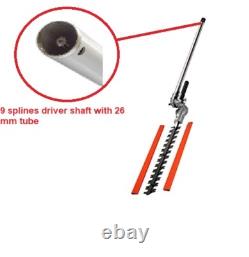 9 Spline / 26 mm Hedge Trimmer Attachment For Various Brush Cutters &Trimmers