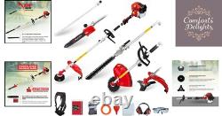 All-in-One Petrol Garden Tool Pruner, Brush Cutter, and More with Free Toolkit