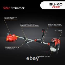 BU-KO 5200 Petrol Strimmer 52CC Garden Tool Wire Wheel Brush Cutter Spool NEW