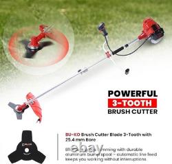 BU-KO 52cc 3in1 Petrol Garden Brushcutter Strimmer Multi Tool with 3T Blade BU-KO 52cc 3in1 Petrol Garden Brushcutter Strimmer Multi Tool with 3T Blade