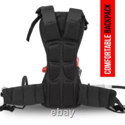 BU-KO 52cc Backpack Petrol Strimmer, Brush Cutter 3t Blade, 40t Blade