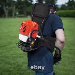 BU-KO 52cc Backpack Petrol Strimmer, Brush Cutter 3t Blade, 40t Blade